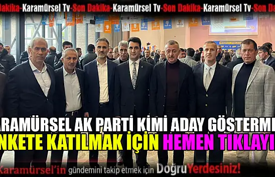 Karamürsel AK Parti kimi aday göstermeli