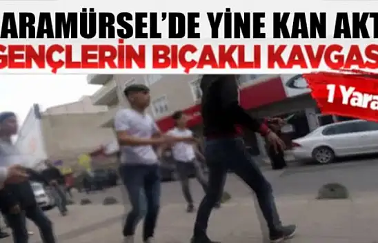Karamürsel Altınkemer Plajında bıçaklı kavga