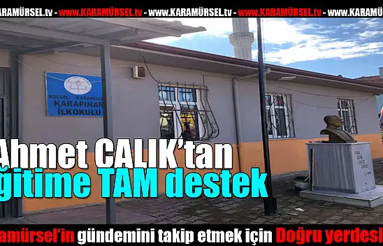 Karamürsel belediyesi çalışıyor