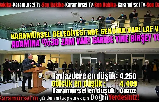 Karamürsel belediyesi işçisi hüsrana uğradı!