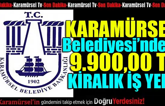 Karamürsel Belediyesi Mülkünü Kiraya Verecek