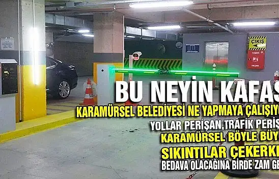 KARAMÜRSEL BELEDİYESİ'NE BÜYÜK TEPKİ!