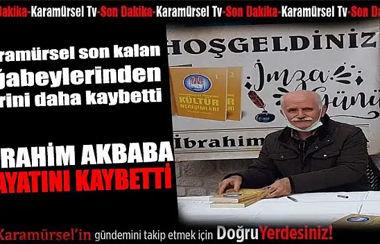 Karamürsel bir ağabey daha kaybetti