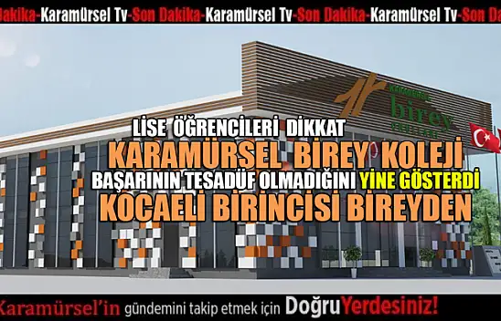 Karamürsel Birey Koleji yine bir ilke imza attı