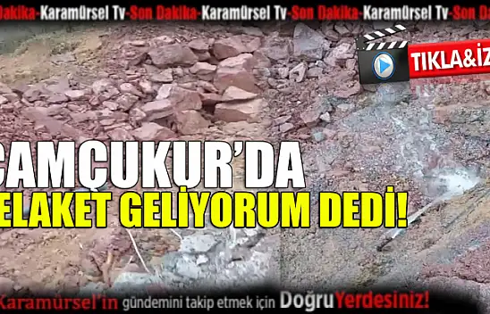 Karamürsel Çamçukur'da Toprak Kayması