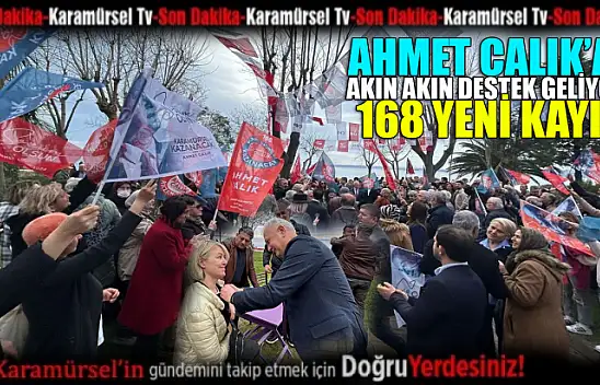 Karamürsel CHP akın akın yeni üye kaydı alıyor