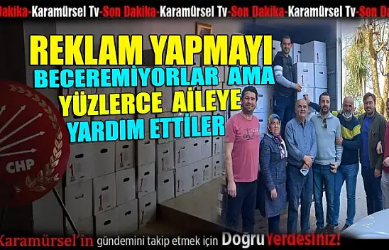 Karamürsel Cumhuriyet Halk Partisi yine gönüllere dokundu
