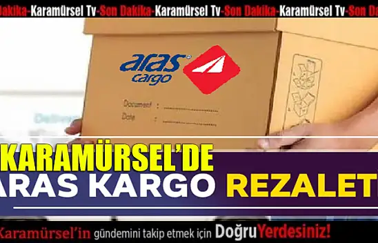 Karamürsel'de Aras Kargo rezaleti!