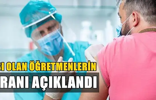 Karamürsel'de aşı olmayan öğretmenlerin sayısı açıklandı