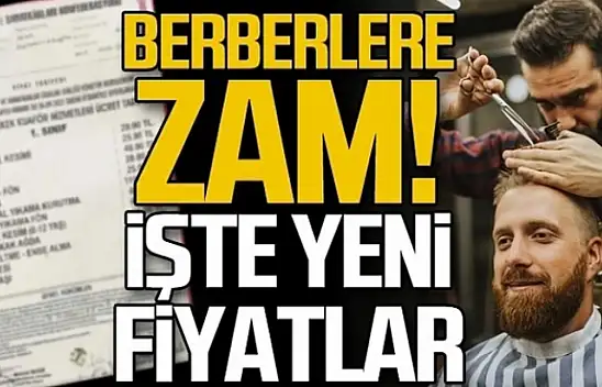Karamürsel'de Berber Fiyatlarına Zam Yapıldı: İşte Yeni Fiyatlar!