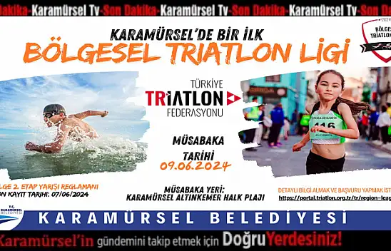 Karamürsel'de Bir İlk: Bölgesel Triatlon Ligi Müsabakaları Başlıyor