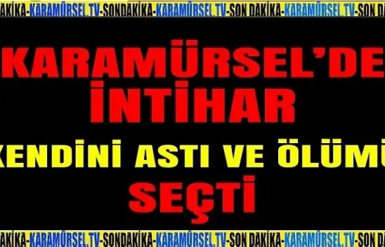 Karamürsel'de bir intihar daha