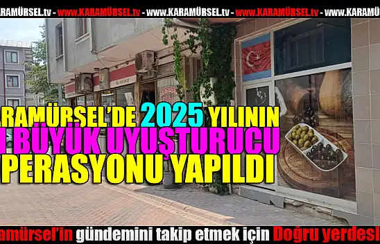 Karamürsel'de büyük uyuşturucu operasyonu!