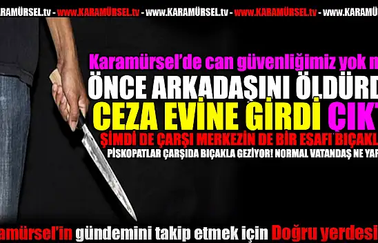 Karamürsel'de Cinayet Zanlısı, Esnafı Bıçakladı!