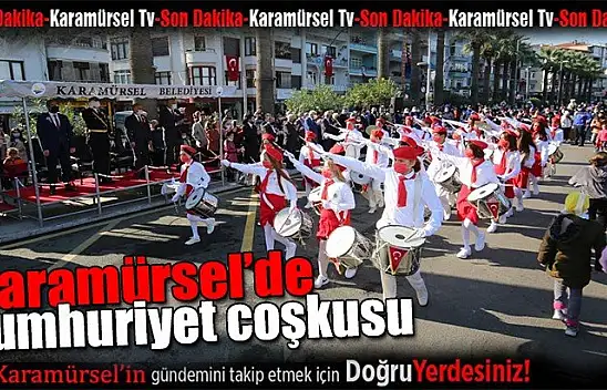 Karamürsel'de Cumhuriyet coşkusu göz kamaştırdı