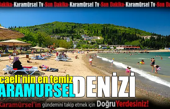 Karamürsel'de deniz suyu tahlilleri mükemmel çıktı