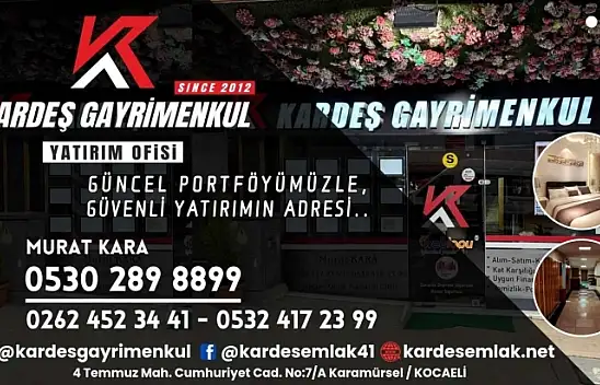 Karamürsel'de Emlak İhtiyaçlarınız İçin Güvenilir Adres