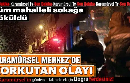 Karamürsel'de gaz kaçağı mahalleyi sokağa döktü