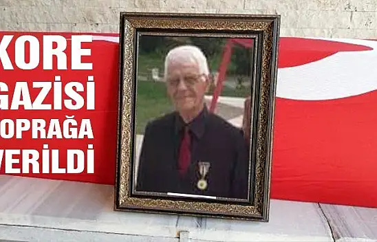 Karamürsel'de Kore Gazisi Son Yolculuğuna Uğurlandı