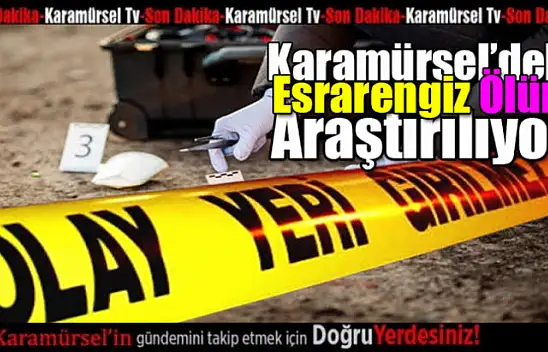 Karamürsel'de korkunç ölüm