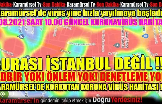 Karamürsel'de korkutan Koronavirüs yoğunluğu!
