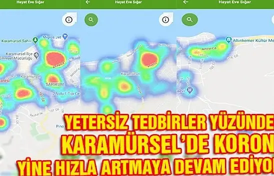 Karamürsel'de korona hızla yayılmaya devam ediyor!