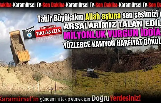 Karamürsel'de milyonluk vurgun iddiaları!