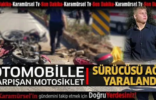 Karamürsel'de Motosiklet Kazası: Sürücü Ağır Yaralandı