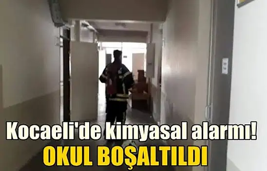 Karamürsel'de okul boşaltıldı