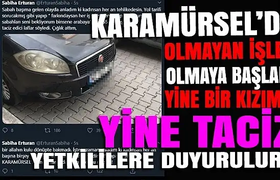 Karamürsel'de olmayan işler olmaya başladı !