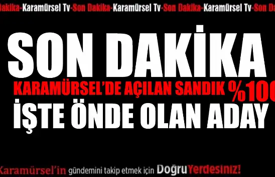 Karamürsel'de sandıkların tamamı açıldı