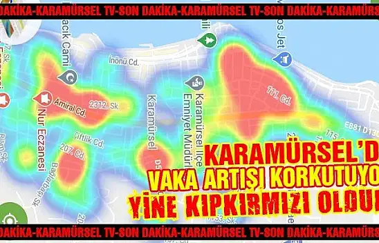 KARAMÜRSEL'DE VAKALAR YİNE ARTMAYA BAŞLADI