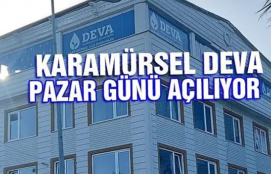 Karamürsel DEVA'da büyük açılış Pazar