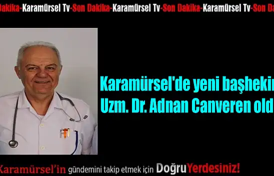 Karamürsel Devlet  Hastanesi Yeni Başhekimi belli oldu