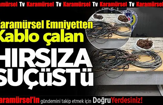 Karamürsel Emniyet hırsızı suçüstü yakaladı!