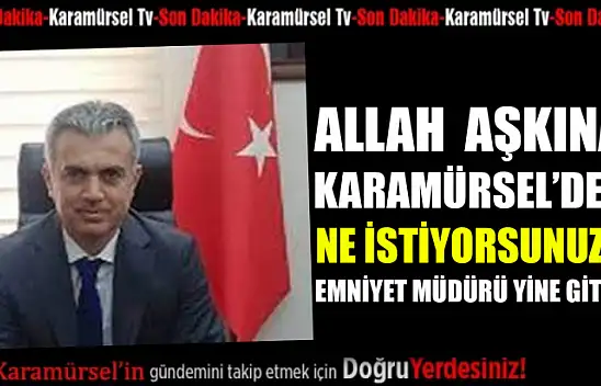 Karamürsel Emniyet Yine Müdürsüz Kaldı