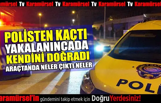 Karamürsel Emniyetten nefes kesen kovalamaca!