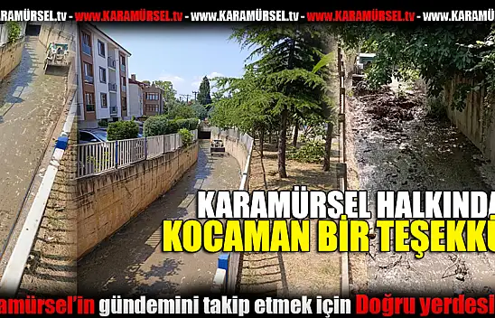 Karamürsel Genelinde Dere Temizliği Başladı