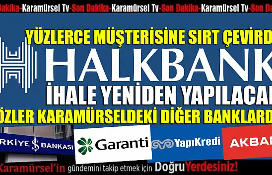 Karamürsel Halkbank yüzlerce müşteriyi kaybetmeyi göze aldı