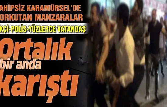 KARAMÜRSEL HALKI BÜYÜK TEPKİ GÖSTERDİ!