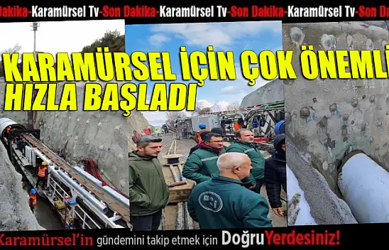 Karamürsel için önemli proje hızla başladı