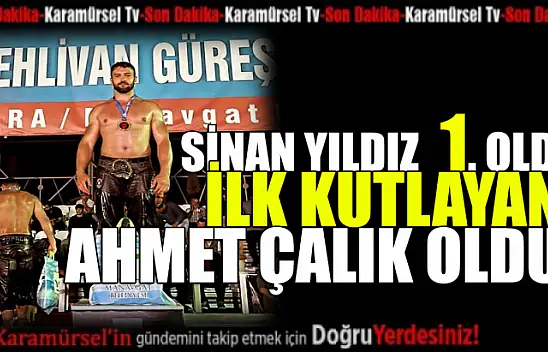 Karamürsel'in Gururu: Sinan Yıldız Manavgat'ta 1. Oldu
