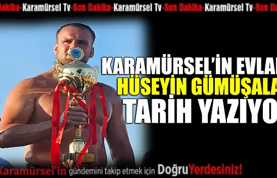 Karamürsel'in Yiğidi Hüseyin Gümüşalan Tarih Yazmaya Devam Ediyor