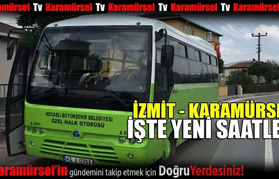 Karamürsel-İzmit hattında yazlık saat uygulamasına geçildi