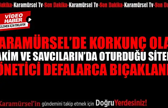 Karamürsel Kent Konutta korkunç olay!