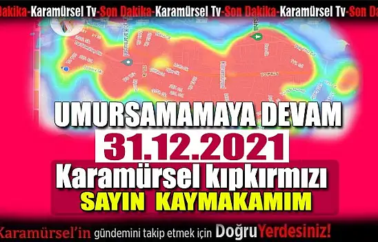Karamürsel kıp kırmızı!