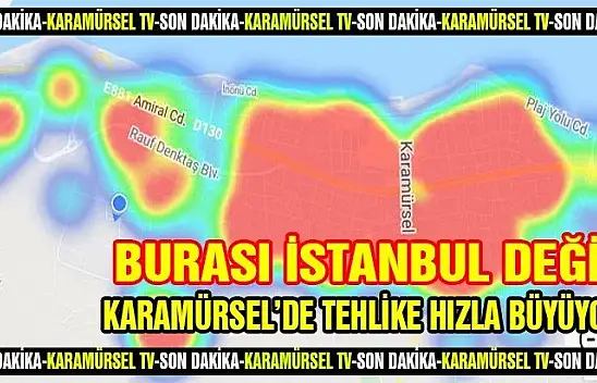 Karamürsel merkez korona alarmı veriyor
