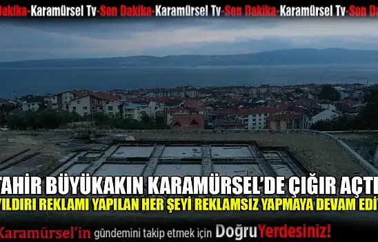 Karamürsel Millet Bahçesi'nin restoran binasının temeli atıldı