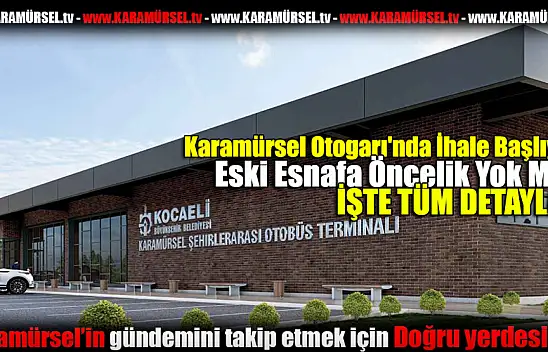 Karamürsel Otogarı'nda İhale Başlıyor!