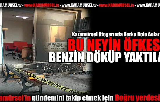 Karamürsel Otogarı'nda korku dolu anlar